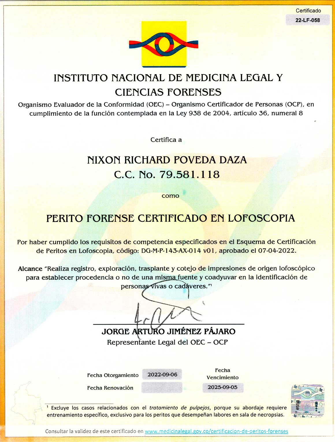 certificacion-medicina-legal-perito-lofoscopia-quienes